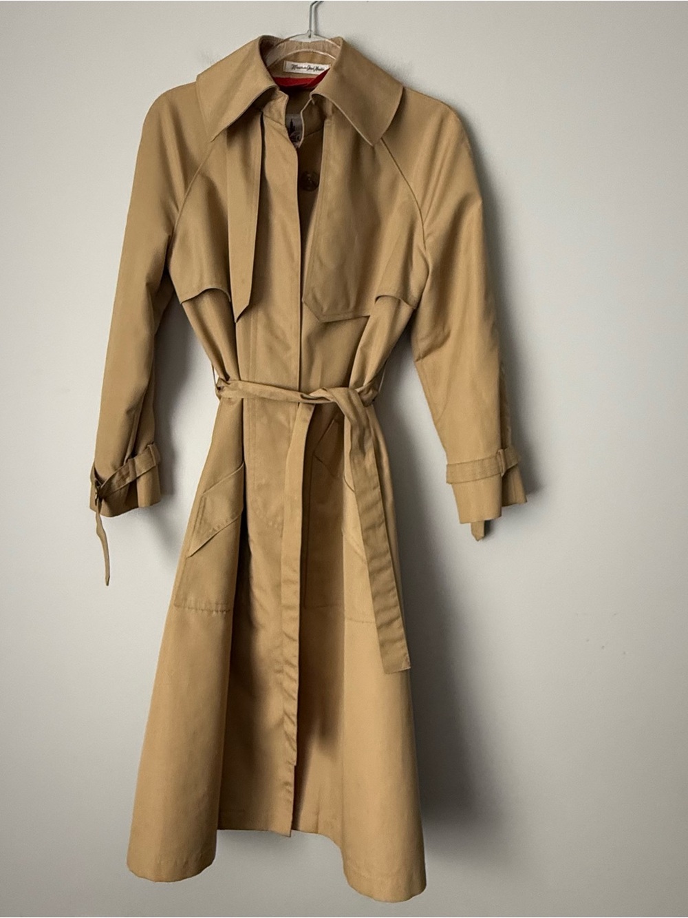 1970s Misty Harbor Classic Tan Trench Coat